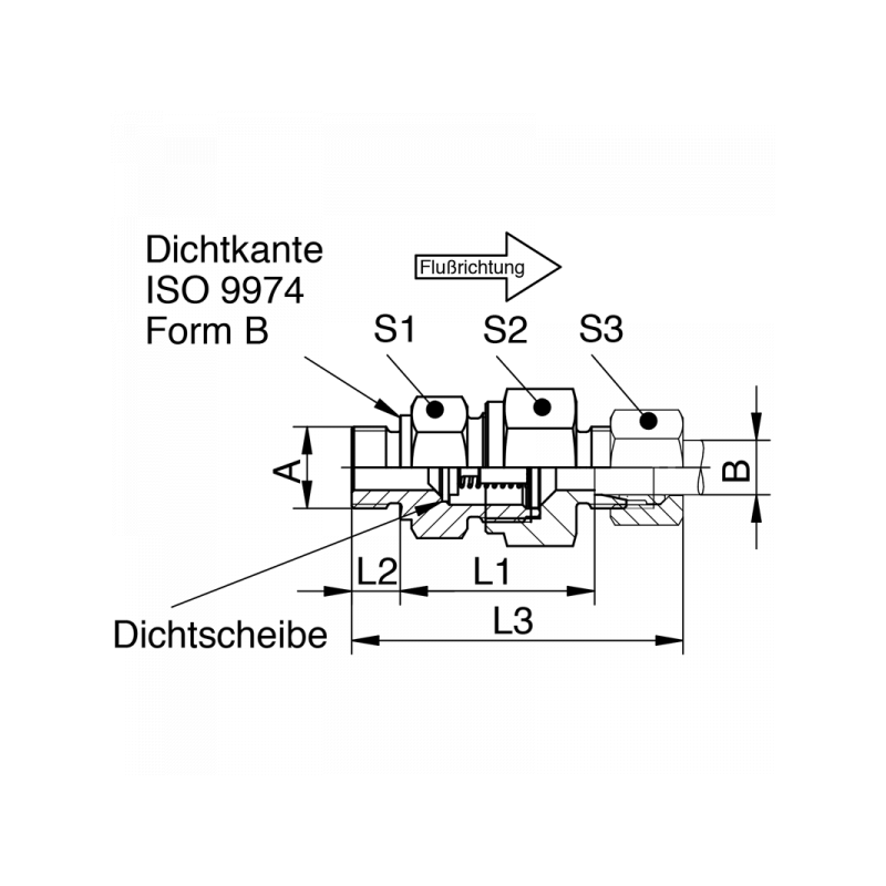 Hydraulisches Kompakt Doppel Pilot Rückschlagventil, 1/4 Zoll BSP, 20 l/min, 300 bar VBPDE Hydraulisches Kompakt Doppel Pilot Rückschlagventil, 1/4 Zoll BSP, 20 l/min, 300 bar VBPDE
